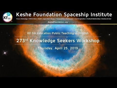 273rd Knowledge Seekers Workshop - Thursday, April 25, 2019