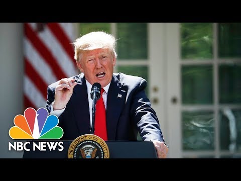 President Donald Trump Holds Joint Press Conference With Norwegian Leader | NBC News