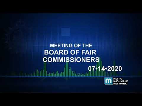 07/14/20 Board of Fair Commissioners