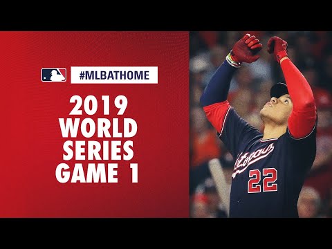 2019 World Series Game 1 (Nationals vs. Astros) | #MLBAtHome