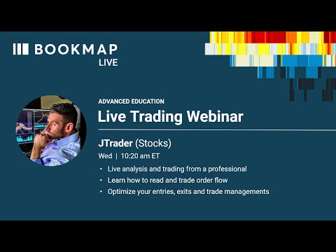 2022-02-16 Bookmap Live Stream - Stocks Order Flow Trading with JTrader