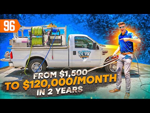 21 Year Old Starts a $120,000 Monthly Pressure Washing Business