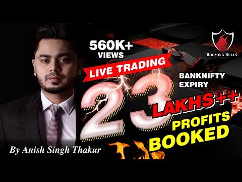 23 Lakhs ++ Live Trading Profits || BankNifty Options || Anish Singh Thakur || BoomingBulls