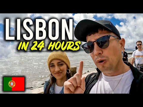 24 Hours in Lisbon Portugal (She met my family!) 