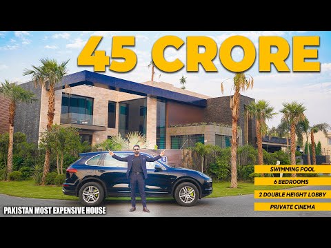 45 Crore Royal Modern Mansion  | Touring Pakistan Most Expensive House!