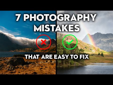 7 Photography MISTAKES that are EASY to avoid