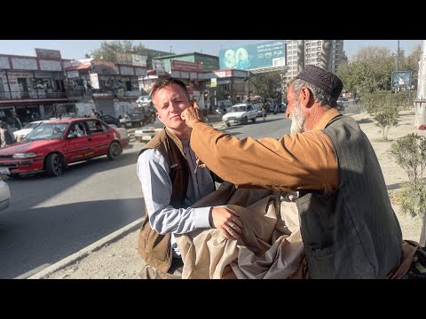$1000 USD Street Shave in Kabul, Afghanistan
