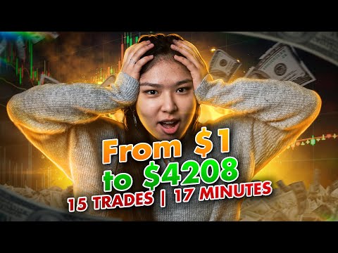 $1 to $4208 | Best binary options strategy 2022 | Live 