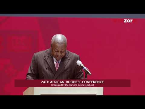 [Full] John Mahama's speech at Harvard University during the 24th African Business Conference