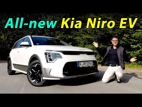 all-new Kia Niro EV driving REVIEW 2023 - best compact EV?