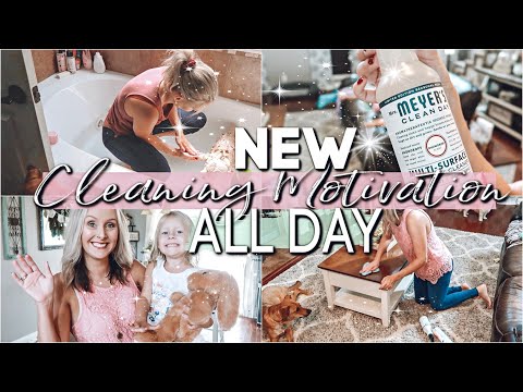 ALL DAY EXTREME CLEAN WITH ME| 2 DAYS OF CLEANING| REAL LIFE CLEANING ROUTINE- DADDY CAME HOME!!!