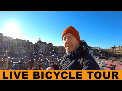 Amsterdam Centrum to Weesp (Live Stream Bicycle Tour)