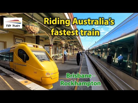 Australia’s Electric Tilt Train | Brisbane to Rockhampton in Business Class