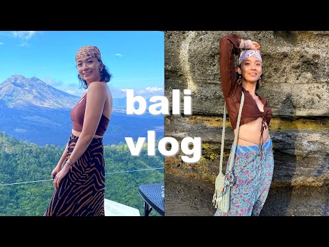 Bali Travel Vlogs | aesthetic spa lots of food, local life, best restaurants with a view