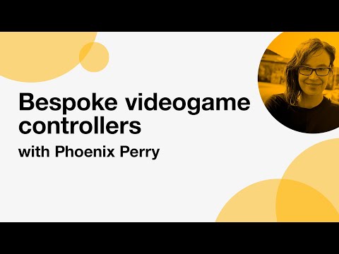 Bespoke videogame controllers with Phoenix Perry – UAL Tech for All Conference