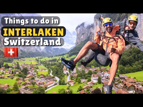 BEST of SWITZERLAND ! Interlaken, Lauterbrunnen, Grindelwald, Paragliding