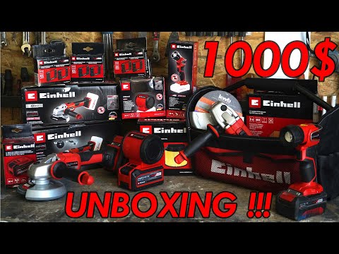 Big 1000$ UNBOXING Einhell Tools !?