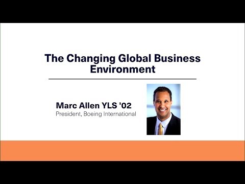 Boeing International President Marc Allen Discusses the Global Business Environment