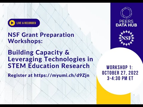 Building Capacity & Leveraging Technologies in STEM Education Research: Workshop 1
