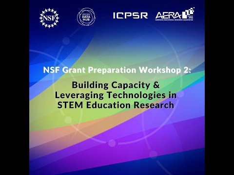 Building Capacity & Leveraging Technologies in STEM Education Research: Workshop 2
