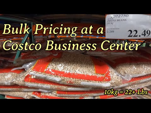 Bulk Pricing at a Costco Business Center