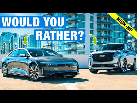 Cadillac Escalade-V vs. Lucid Air Grand Touring: $150k Battle For American High-Performance Luxury