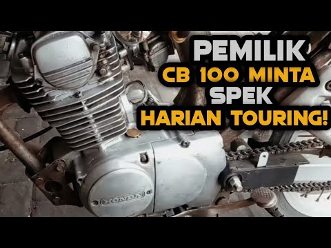 CB  100  E    upgrade mesin harian touring !!!  Langsung kita bongkar !