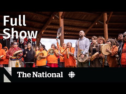 CBC News: The National | Kamloops discovery anniversary, Travel costs, Tina Brown