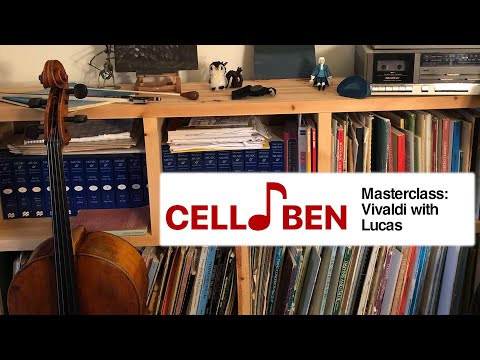Cello Ben Masterclass: Vivaldi with Lucas - Subtitles in Spanish