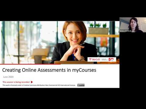 Creating online assessments in myCourses (June 15, 2020)
