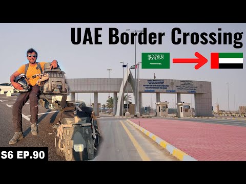 Crossing into UAE S06 EP.90 | MIDDLE EAST MOTORCYCLE TOUR