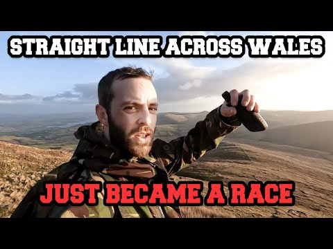 Crossing Wales in a straight line just became a race