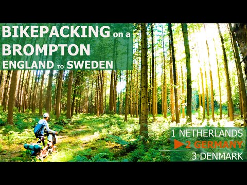 Cycling 1000km to Sweden on my Brompton. Camping in Germany was interesting!