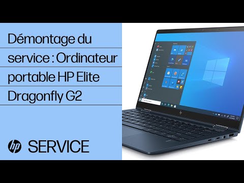 Démontage du service : Ordinateur portable HP Elite Dragonfly G2 | Service informatique HP | HP