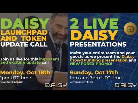 Daisy AI Crowd funding presentation and New Forex PROMO Scroll video to min 24:45