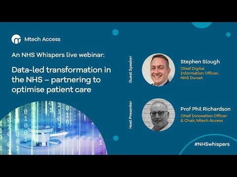 Data led transformation in the NHS