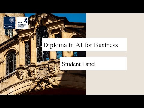 Diploma in Artificial Intelligence for Business Student Panel