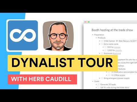 Dynalist Tour 2019 | with Herb Caudill