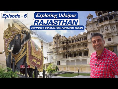 EP 5 Udaipur Tour  Rajasthan | City Palace visit | Bahubali Hills | Udaipur lake evening boat ride