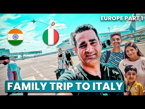 Europe,Italy Family Budget trip, Flight, Immigration, Schengen Visa, Sim , Hotel  | Europe Part 1