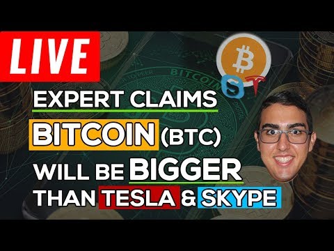 Expert Claims Bitcoin (BTC) Will Be Bigger Than Tesla & Skype