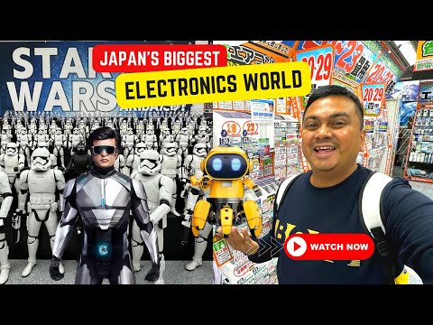 Exploring Japan's Biggest Electronic Store in Akihabara - The Land of Anime | Japanese Electronics