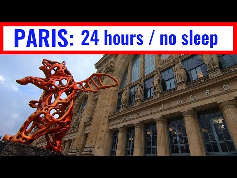 EXPLORING PARIS WITH NO SLEEP FOR 24 HOURS. I stumble around the city centre of Paris.