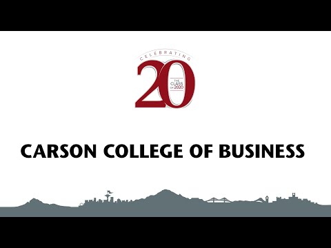 Fall 2020 Commencement - Carson College of Business