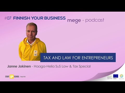 Finnish your business: Tax and law for entrepreneurs