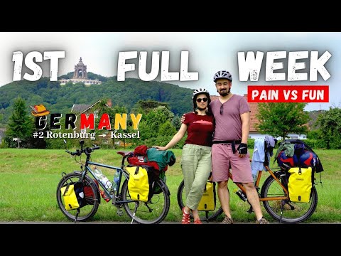 First full week bicycle touring in Germany | Too much? #02