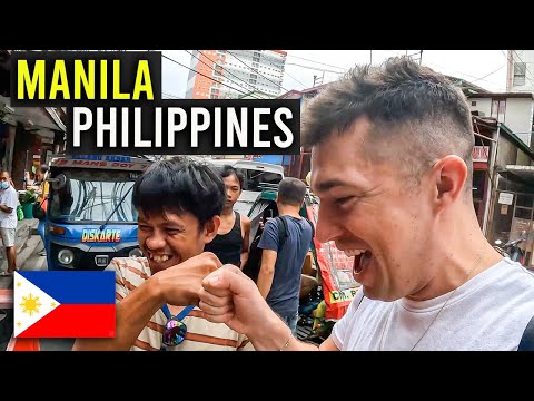 First Impressions of Manila Philippines (WILD FIRST DAY) 