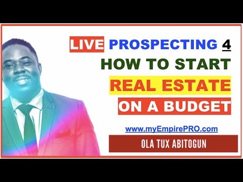Flipping Real Estate - How to Start on a Business on a Budget - myEmpirePRO LIVE PROSPECTING S1E4