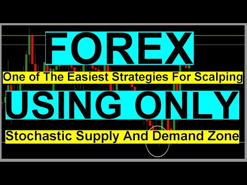 Forex - One of The Easiest Strategies For Scalping Using Only Stochastic And Supply Demand Zone✅