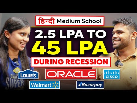 From 2.5 LPA to 45 LPA in RECESSION 2023  | How She Cracked 6 Offers During Mass Layoffs